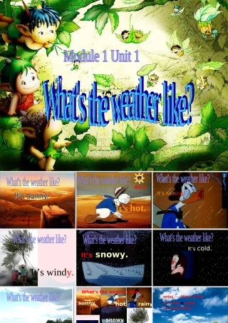 二年级英语下册 Module 1 Unit 1 What’s the weather like课件6 外研版（一起）-外研版小学二年级下册英语课件