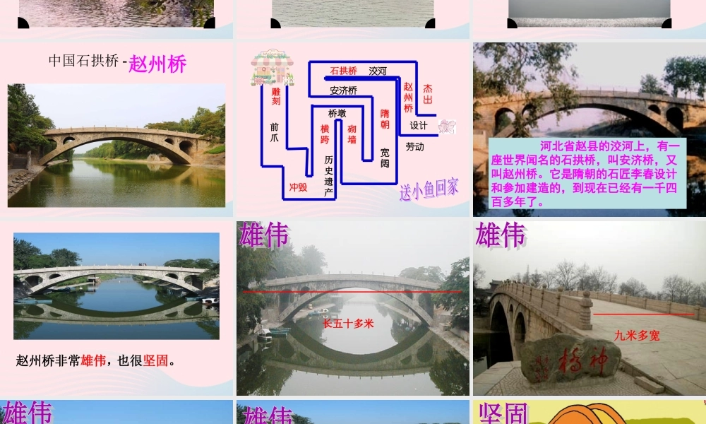 三年级语文下册 第三单元 11《赵州桥》课堂教学课件1 新人教版-新人教版小学三年级下册语文课件
