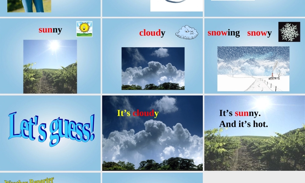 二年级英语下册 Module 1 Unit 1(9)课件 外研版（一起）