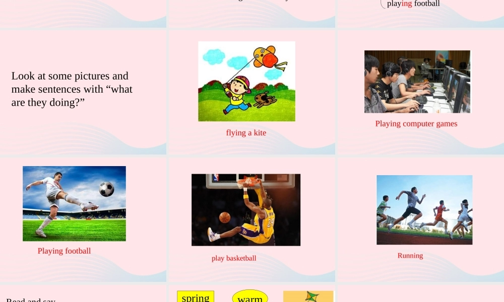 二年级英语下册 Module 1 Unit 2 I like swimming课件3 外研版（一起）-外研版小学二年级下册英语课件