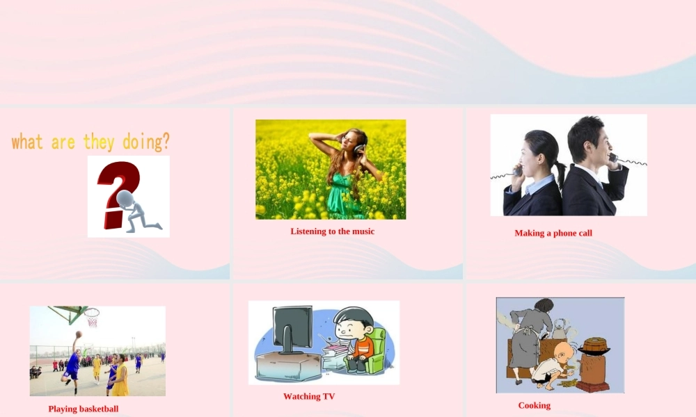 二年级英语下册 Module 2 Unit 1 She’s listening to the radio课件1 外研版（一起）-外研版小学二年级下册英语课件