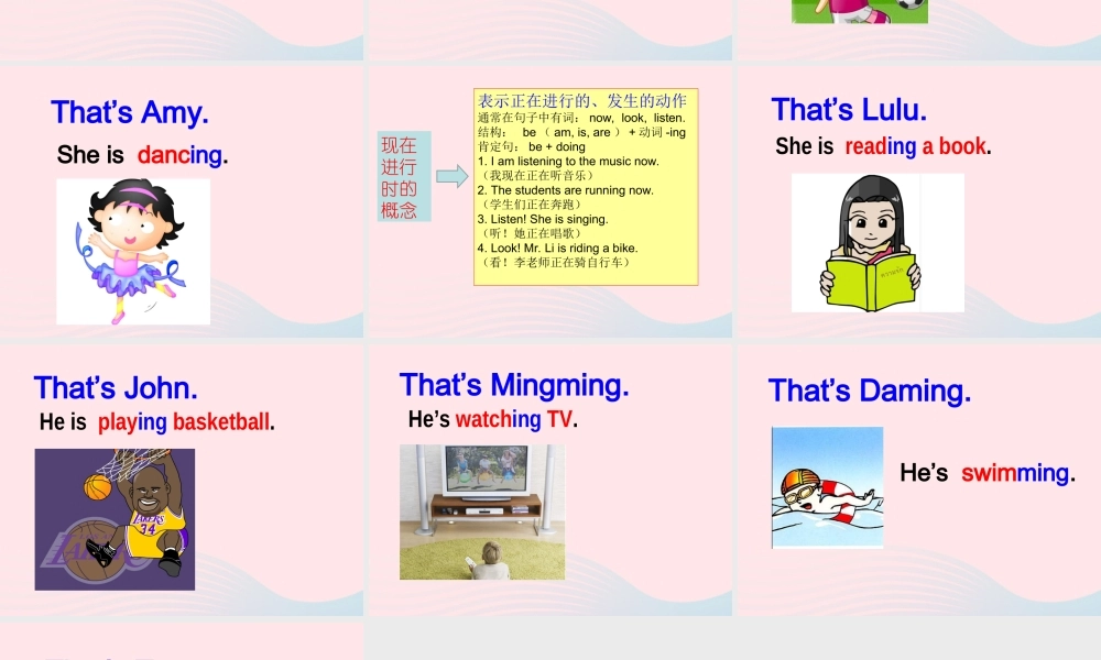 二年级英语下册 Module 2 Unit 1 She’s listening to the radio课件3 外研版（一起）-外研版小学二年级下册英语课件