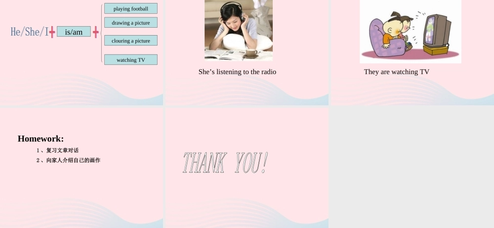 二年级英语下册 Module 2 Unit 2  I’m drawing a picture课件1 外研版（一起）-外研版小学二年级下册英语课件