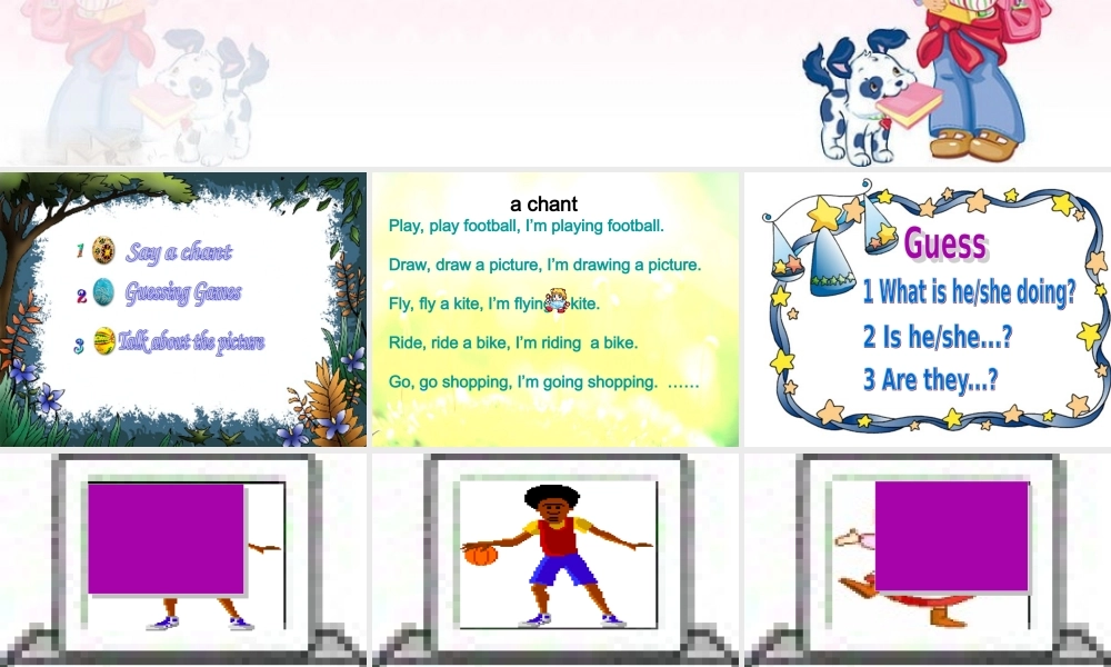 二年级英语下册 Module 2 Unit 2  I’m drawing a picture课件2 外研版（一起）-外研版小学二年级下册英语课件