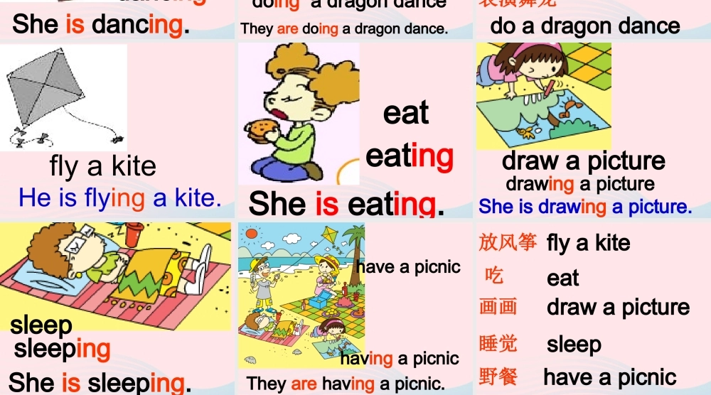 二年级英语下册 Module 2 Unit 2  I’m drawing a picture课件4 外研版（一起）-外研版小学二年级下册英语课件