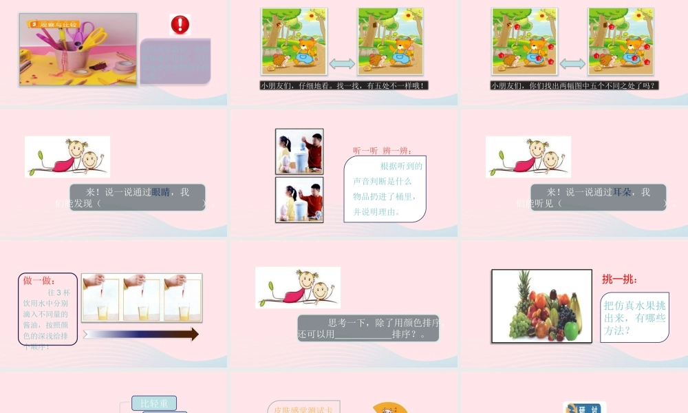 二年级科学下册 我们自己 3观察与比较课件 教科版-教科版小学二年级下册自然科学课件