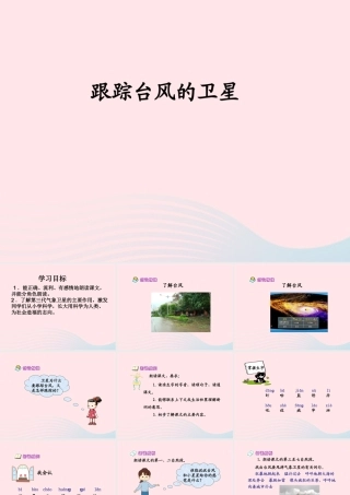 三年级语文下册 第五单元 16跟踪台风的卫星课件2 苏教版-苏教版小学三年级下册语文课件