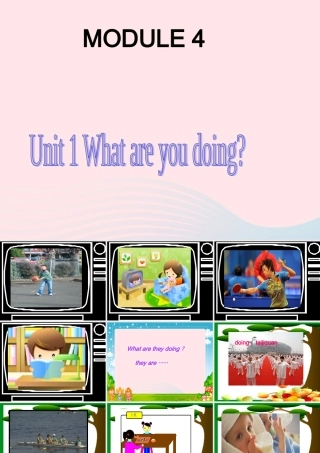 二年级英语下册 Module 4 Unit 1 What are you doing课件9 外研版（一起）-外研版小学二年级下册英语课件