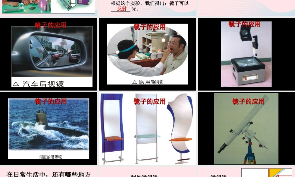 二年级生活与科技下册 2.2《镜子》课件（1） 新人教版-新人教版小学二年级下册自然科学课件