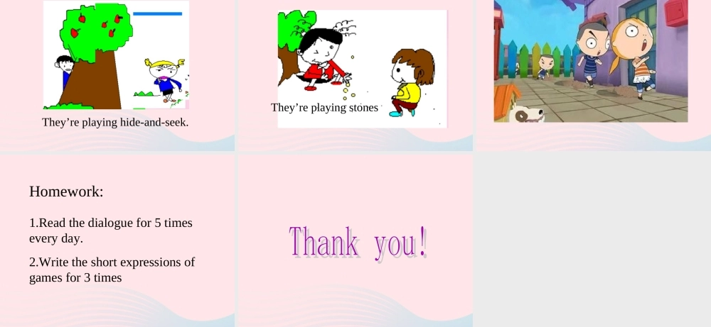 二年级英语下册 Module 5 Unit 1 Lingling is skipping课件1 外研版（一起）-外研版小学二年级下册英语课件