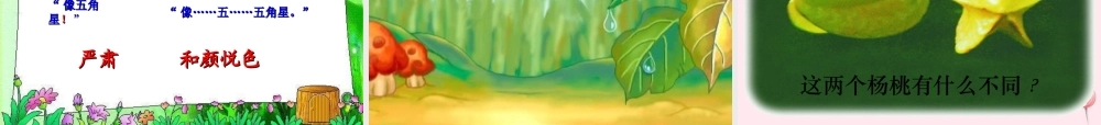 三年级语文下册 第三组 11《画杨桃》课堂教学课件1 新人教版-新人教版小学三年级下册语文课件