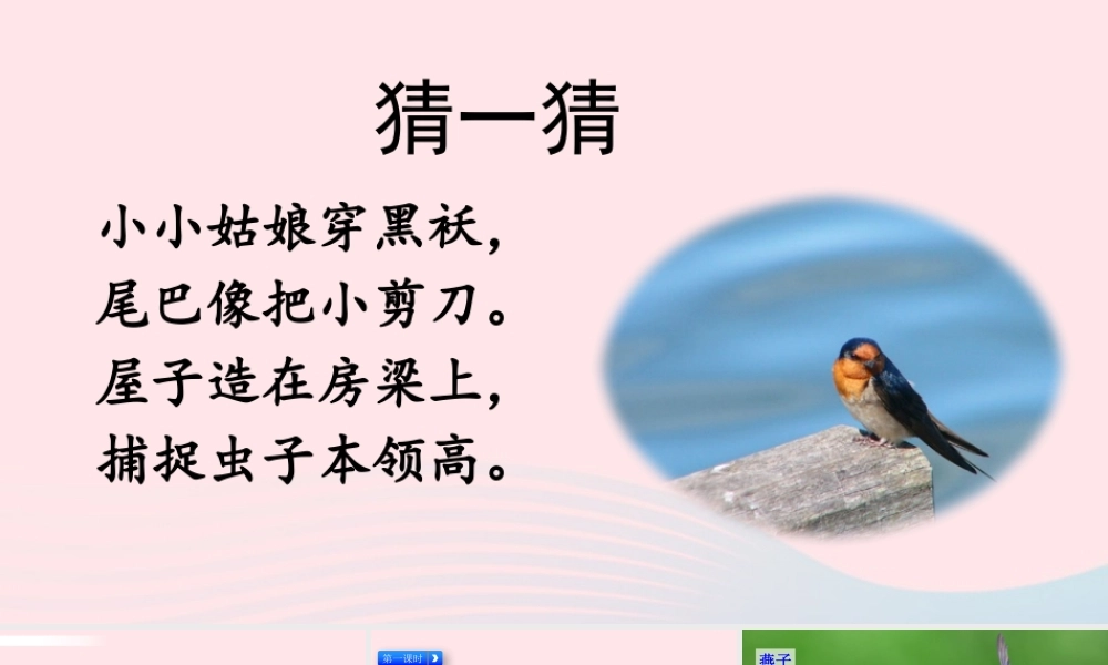 三年级语文下册 第一单元 第2课 燕子课件 新人教版-新人教级下册语文课件