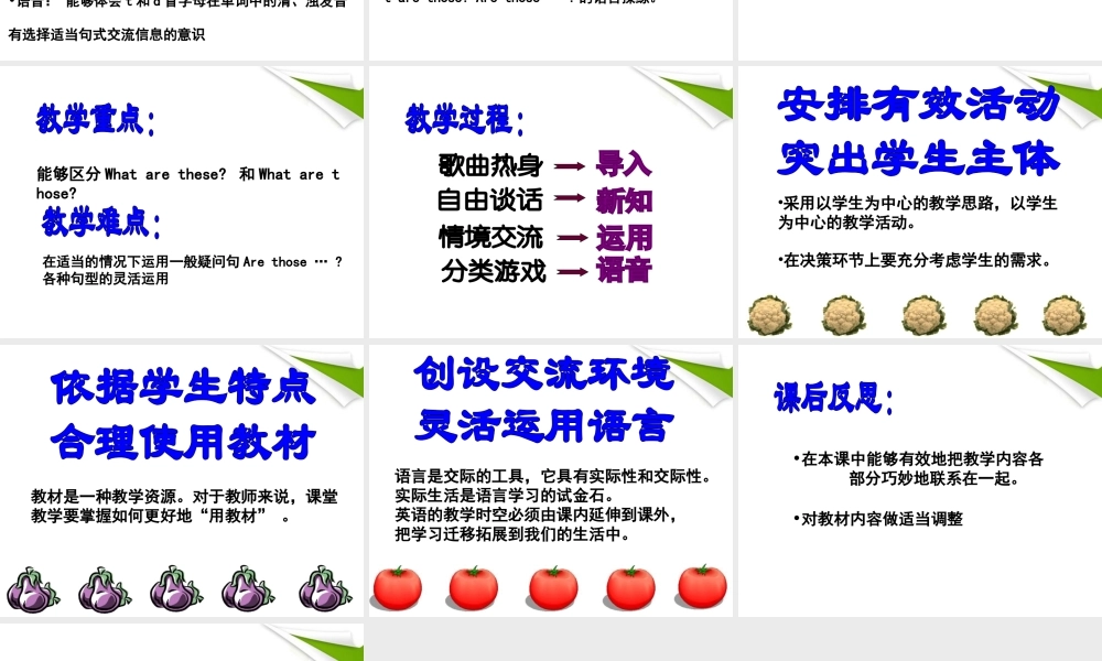 二年级英语 Unit8(3)课件 北师大版