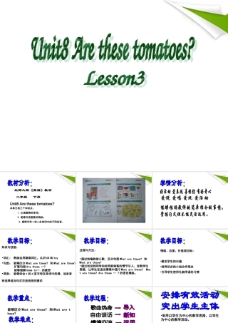 二年级英语 Unit8(3)课件 北师大版