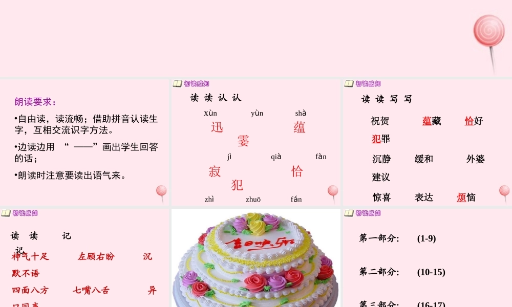 三年级语文下册 第五组 17《可贵的沉默》课堂教学课件3 新人教版-新人教版小学三年级下册语文课件