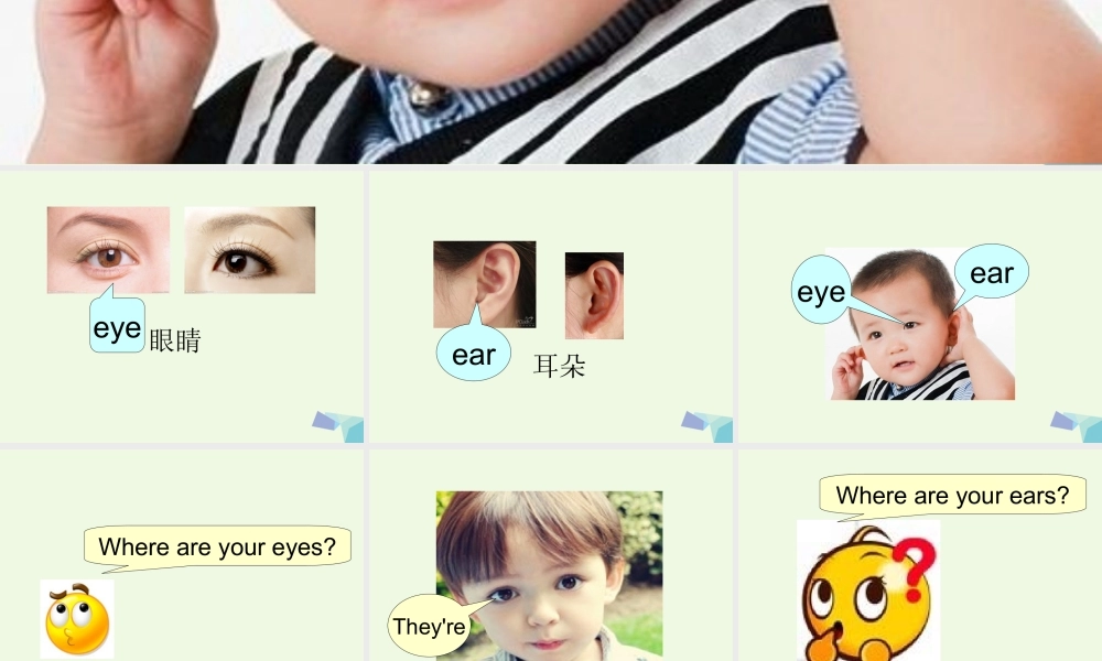 二年级英语上册 lesson 11 My face课件 冀教版（一起）-冀教版小学二年级上册英语课件