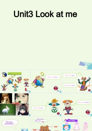 二年级英语上册 lesson 11 My face课件2 冀教版（一起）-冀教版小学二年级上册英语课件