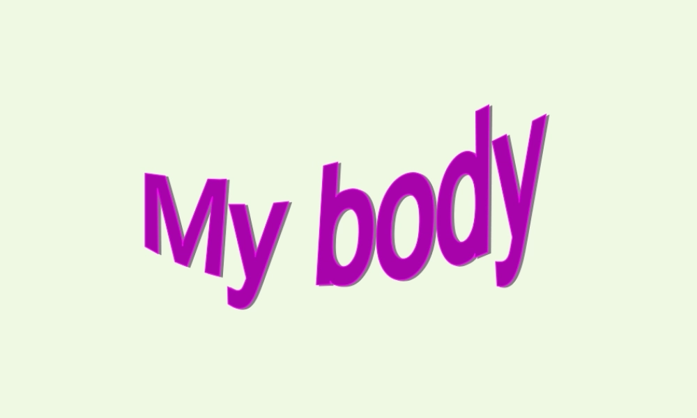 二年级英语上册 Lesson 22 My body课件 冀教版（一起）-冀教版小学二年级上册英语课件