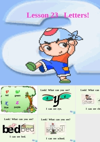 二年级英语上册 Lesson 23 Letters课件 冀教版（一起）-冀教版小学二年级上册英语课件