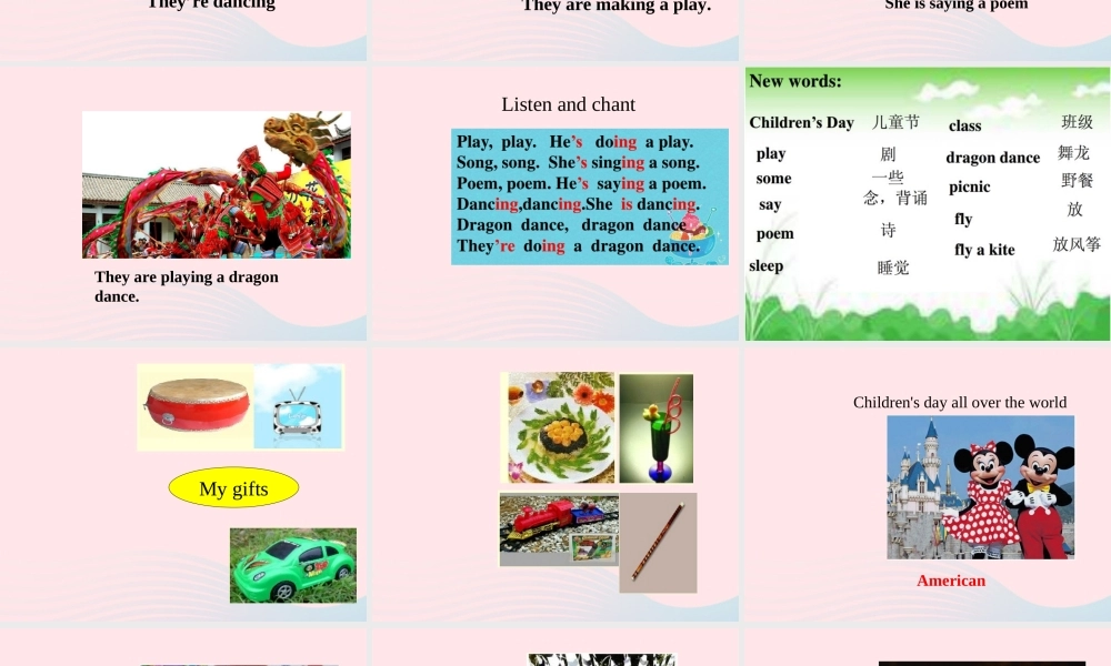 二年级英语下册 Module 7 Unit 1 It’s Children’s Day today课件3 外研版（一起）-外研版小学二年级下册英语课件