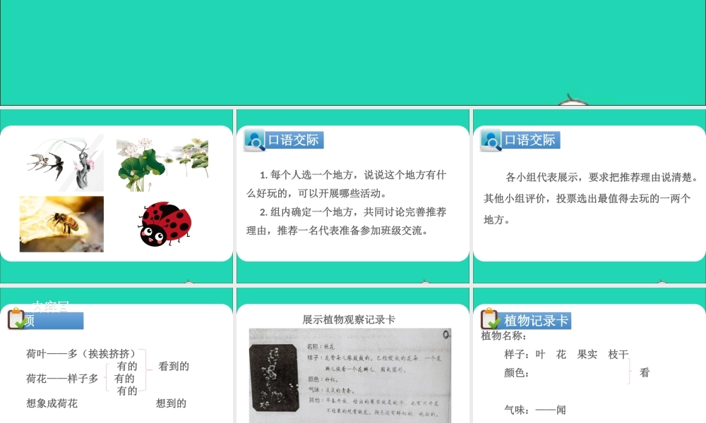 三年级语文下册 第一单元 习作指导《我的植物朋友》课件 新人教版-新人教版小学三年级下册语文课件