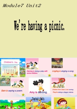 二年级英语下册 Module 7 Unit 2 We’re having a picnic课件1 外研版（一起）-外研版小学二年级下册英语课件