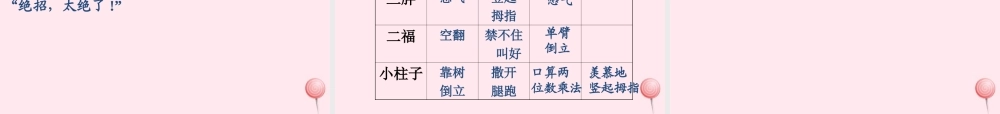 三年级语文下册 第四组 16《绝招》课堂教学课件3 新人教版-新人教版小学三年级下册语文课件