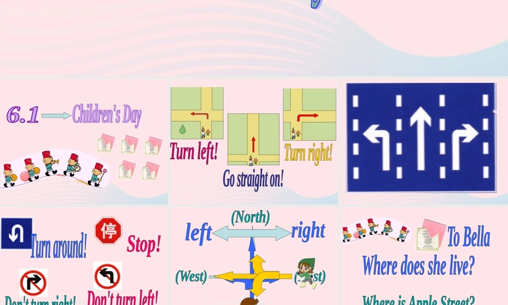 二年级英语下册 Module 9 Unit 1 Turn left课件7 外研版（一起）-外研版小学二年级下册英语课件