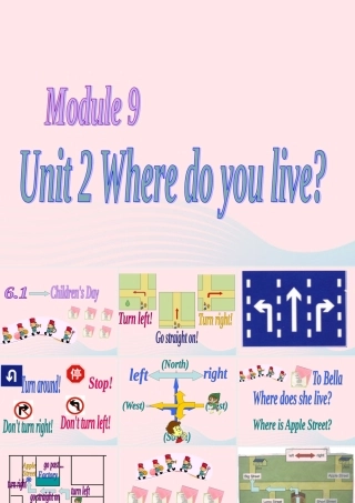 二年级英语下册 Module 9 Unit 1 Turn left课件7 外研版（一起）-外研版小学二年级下册英语课件