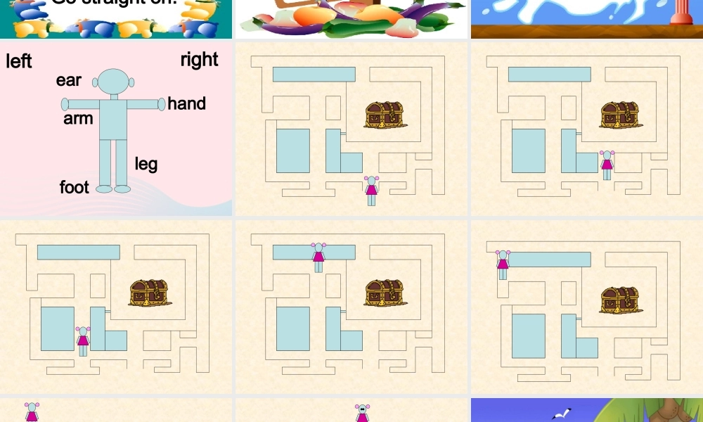 二年级英语下册 Module 9 Unit 1 Turn left课件8 外研版（一起）-外研版小学二年级下册英语课件