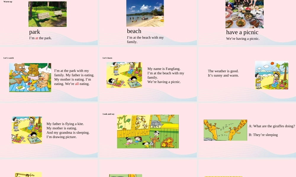 二年级英语下册 Module 7 Unit 2 We’re having a picnic课件3 外研版（一起）-外研版小学二年级下册英语课件