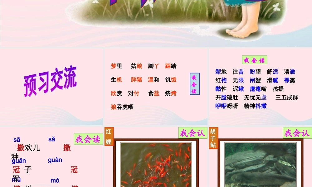 三年级语文的泥巴》课件2 教科版-教科级下册语文课件