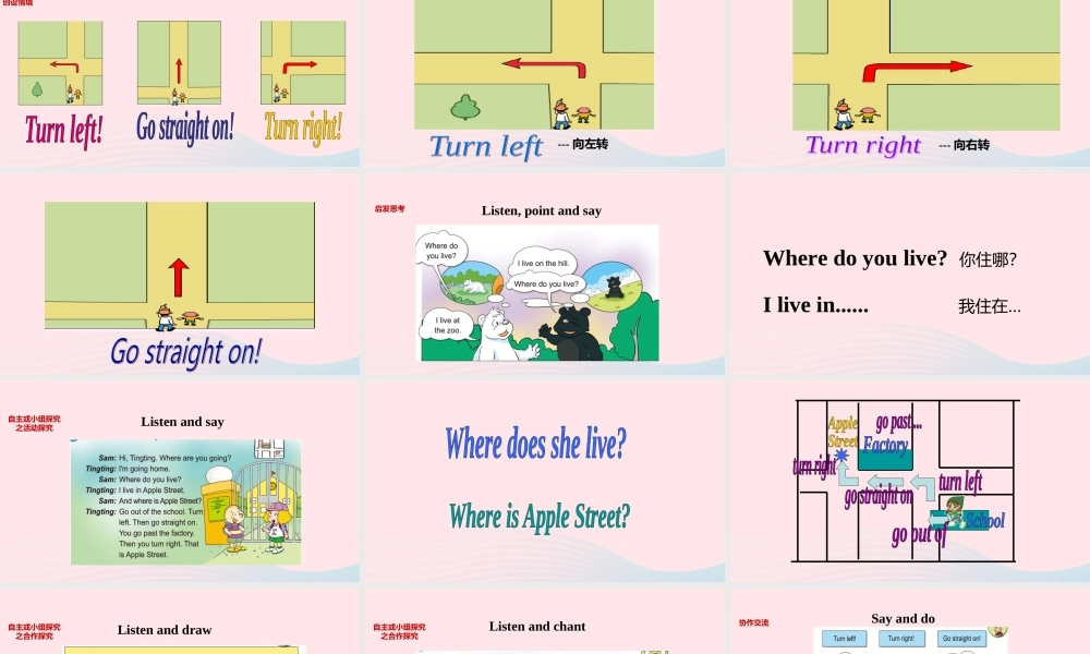 二年级英语下册 Module 9 Unit 2 Where do you live课件 外研版（一起）-外研版小学二年级下册英语课件