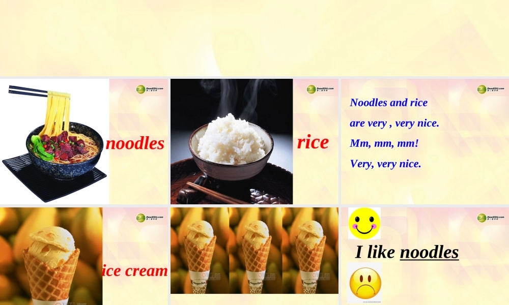 二年级英语下册 Module2 unit1 I don’t like meat课件 外研版（一起）