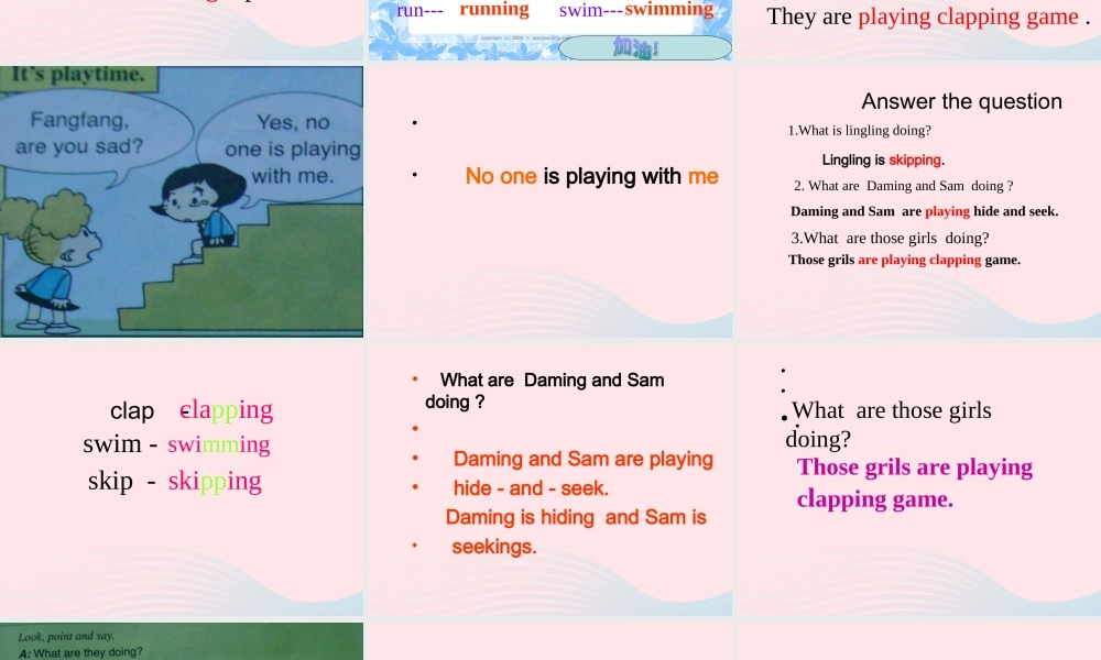 二年级英语下册 Module 8 unit 2 the horse is turning around课件2 外研版（一起）-外研版小学二年级下册英语课件