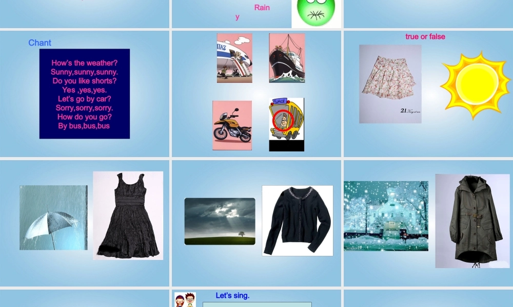 二年级英语下册 Unit 6 Happy Time课件 新蕾快乐英语