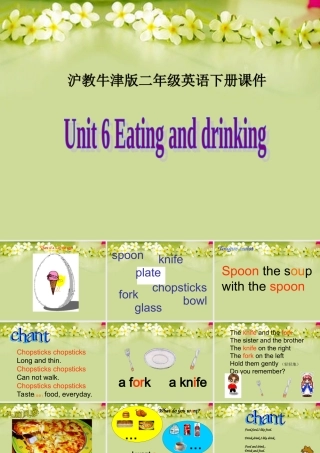 二年级英语下册 Unit 6(6)课件 沪教牛津版