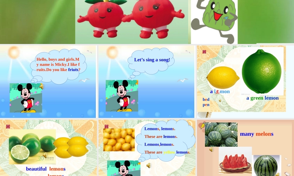 二年级英语下册 Unit 9(2)课件 新世纪版