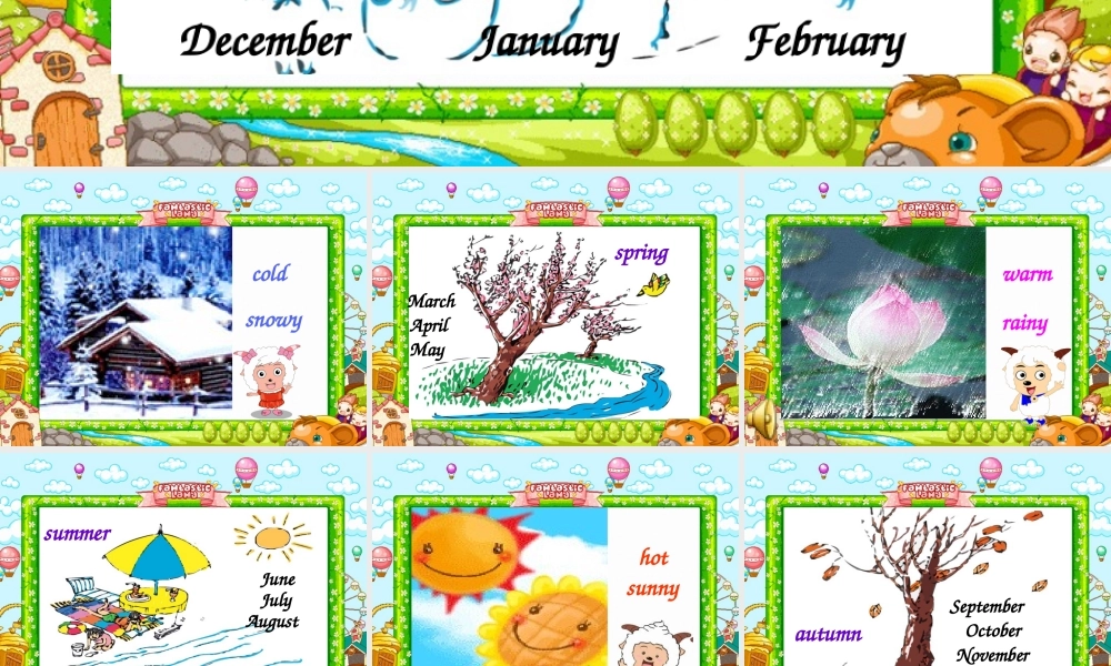 二年级英语下册《Unit 2 Weather》课件2 人教新起点-人教新起点小学二年级下册英语课件