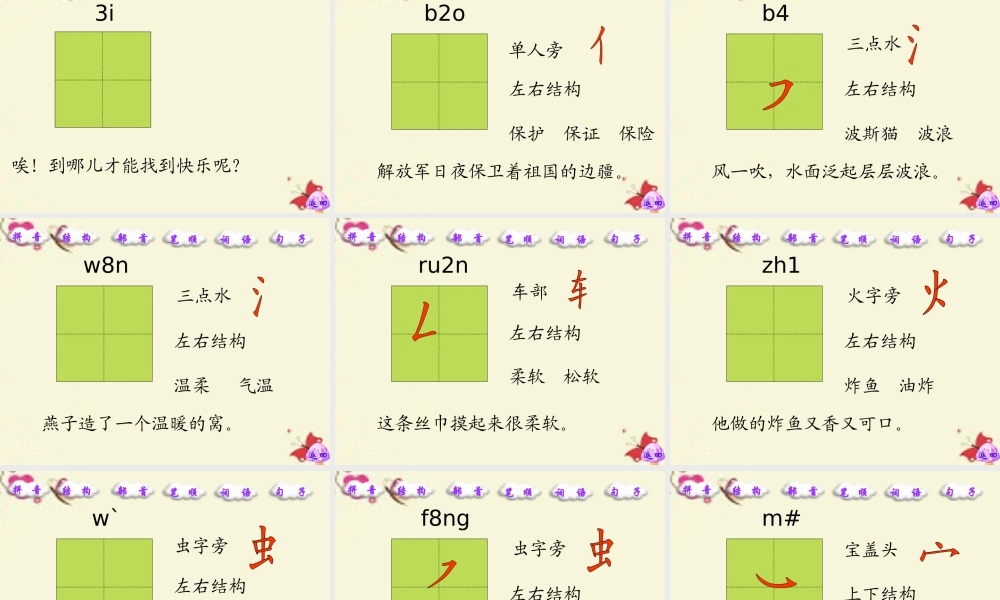 二年级语文下册 第3单元 11《找不到快乐的波斯猫》课件6 语文S版-语文S版小学二年级下册语文课件