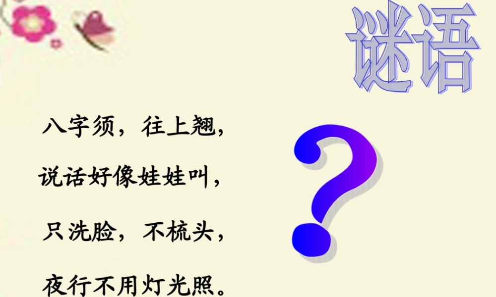 二年级语文下册 第3单元 11《找不到快乐的波斯猫》课件8 语文S版-语文S版小学二年级下册语文课件