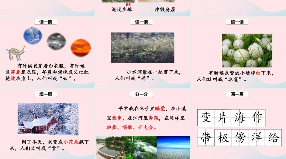 二年级语文上册 课文1 2《我是什么》（第一课时）课件 新人教版