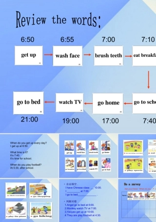 二年级英语下册《Unit 5 My Day》（Lesson 83）课件2 人教新起点-人教新起点小学二年级下册英语课件
