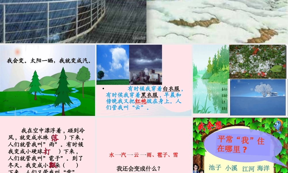 二年级语文上册 课文1 2《我是什么》教学课件2 新人教版-新人教版小学二年级上册语文课件