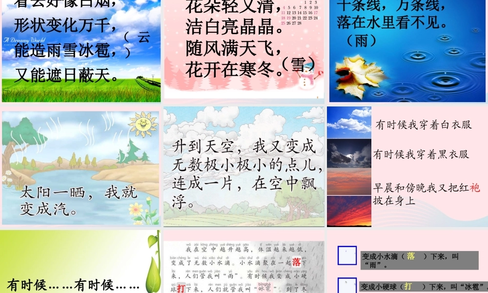 二年级语文上册 课文1 2《我是什么》课堂教学课件3 新人教版-新人教版小学二年级上册语文课件