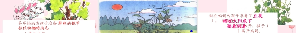 二年级语文上册 课文1 3《植物妈妈有办法》课堂教学课件2 新人教版-新人教版小学二年级上册语文课件