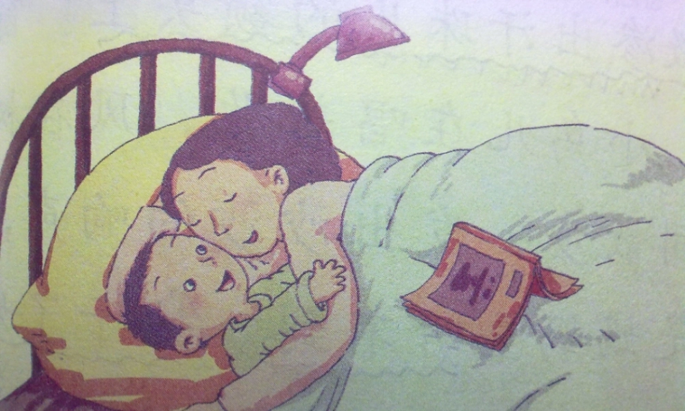 二年级语文上册 课文2 7《妈妈睡了》课堂教学课件2 新人教版-新人教版小学二年级上册语文课件