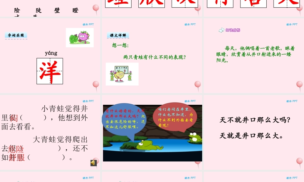 二年级语文下册 第八单元 第20课《两只青蛙》课件 湘教版-湘教版小学二年级下册语文课件