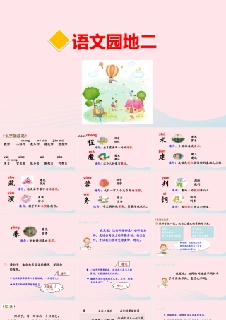 二年级语文下册 课文（二）《语文园地二》教学课件 新人教版-新人教版小学二年级下册语文课件
