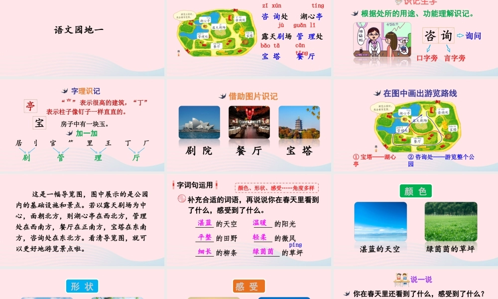 二年级语文下册 课文（一）《语文园地一》教学课件 新人教版-新人教版小学二年级下册语文课件